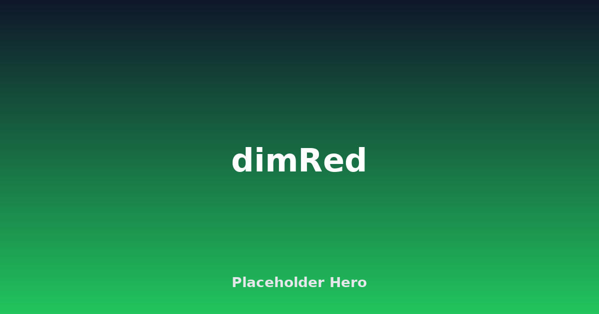 dimRed
